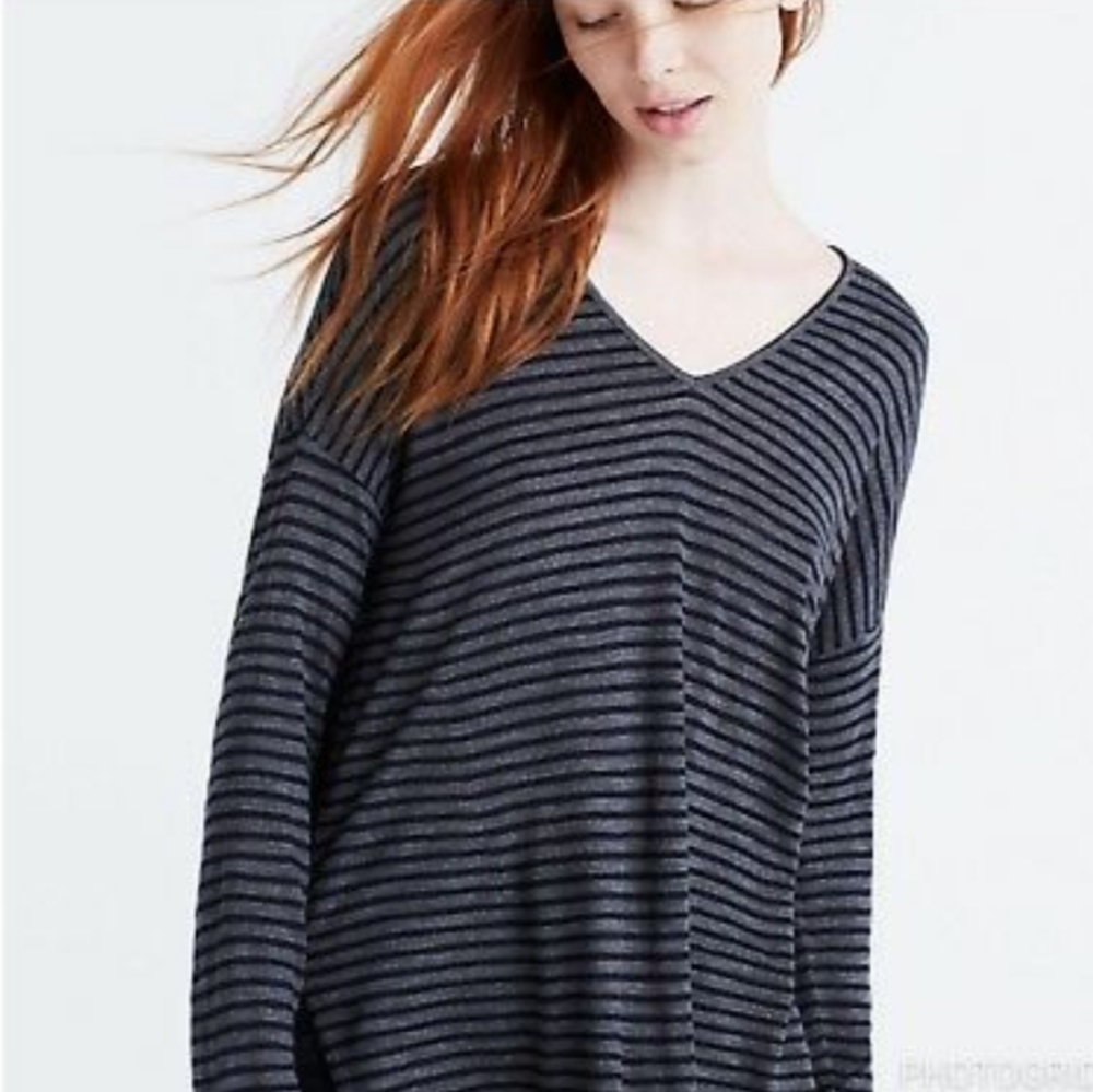 Madewell | Long Sleeve V Neck Top
